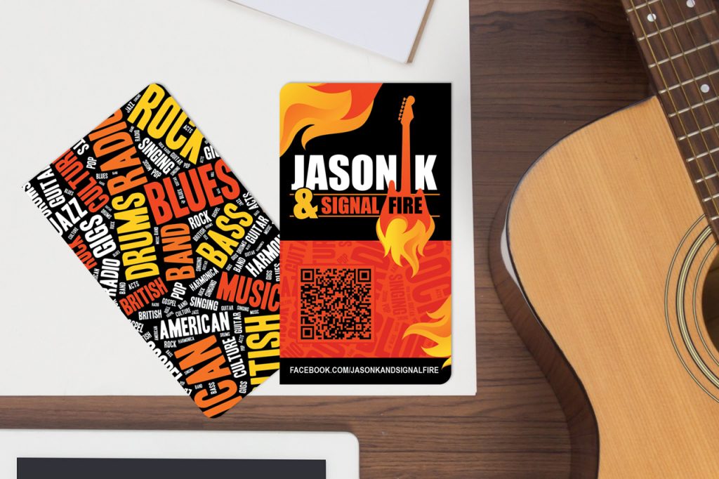 Band Business Cards Printing Graphic Design